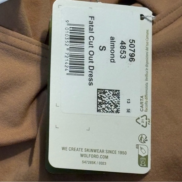 Wolford Fatal Cut Strapless Nude Midi Dress - Picture 13 of 14